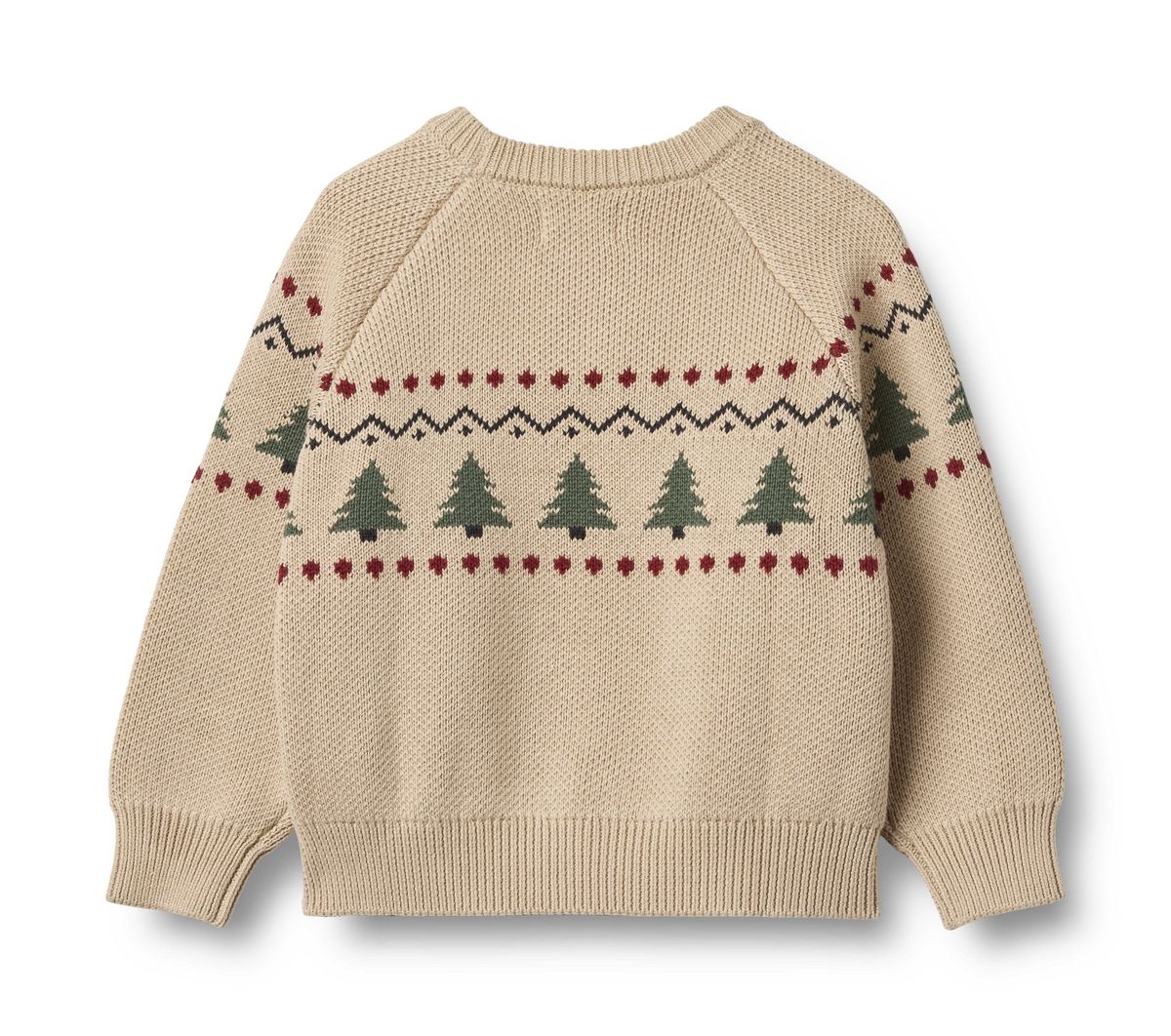 Balou Organic Jacquard Pullover - Warm Sand | Wheat