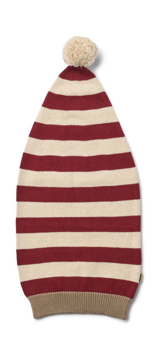 Knitted Christmas Hat | Wheat