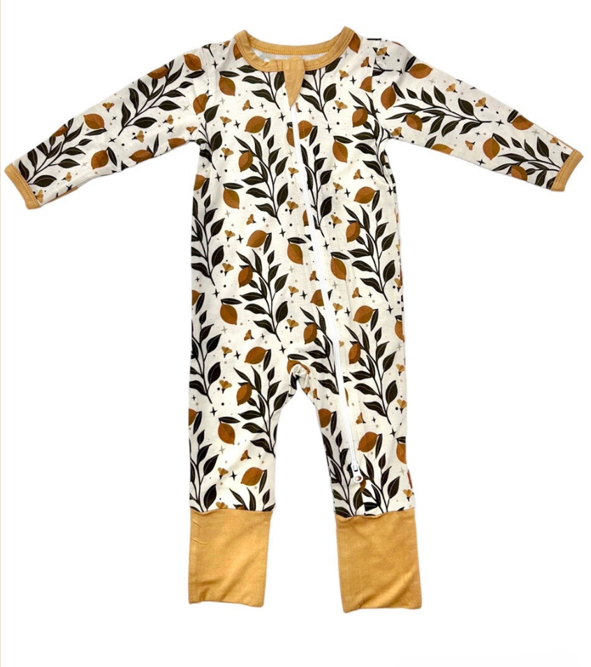 Amalfi Lemons Bamboo Convertible | Little Organic Co.