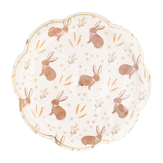 Paper Rabbit Scatter Plate | My Mind's Eye