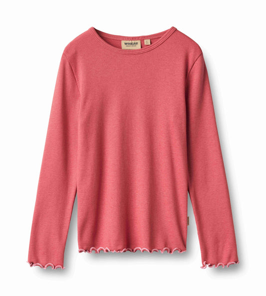 Elsie Raspberry T-Shirt | Wheat