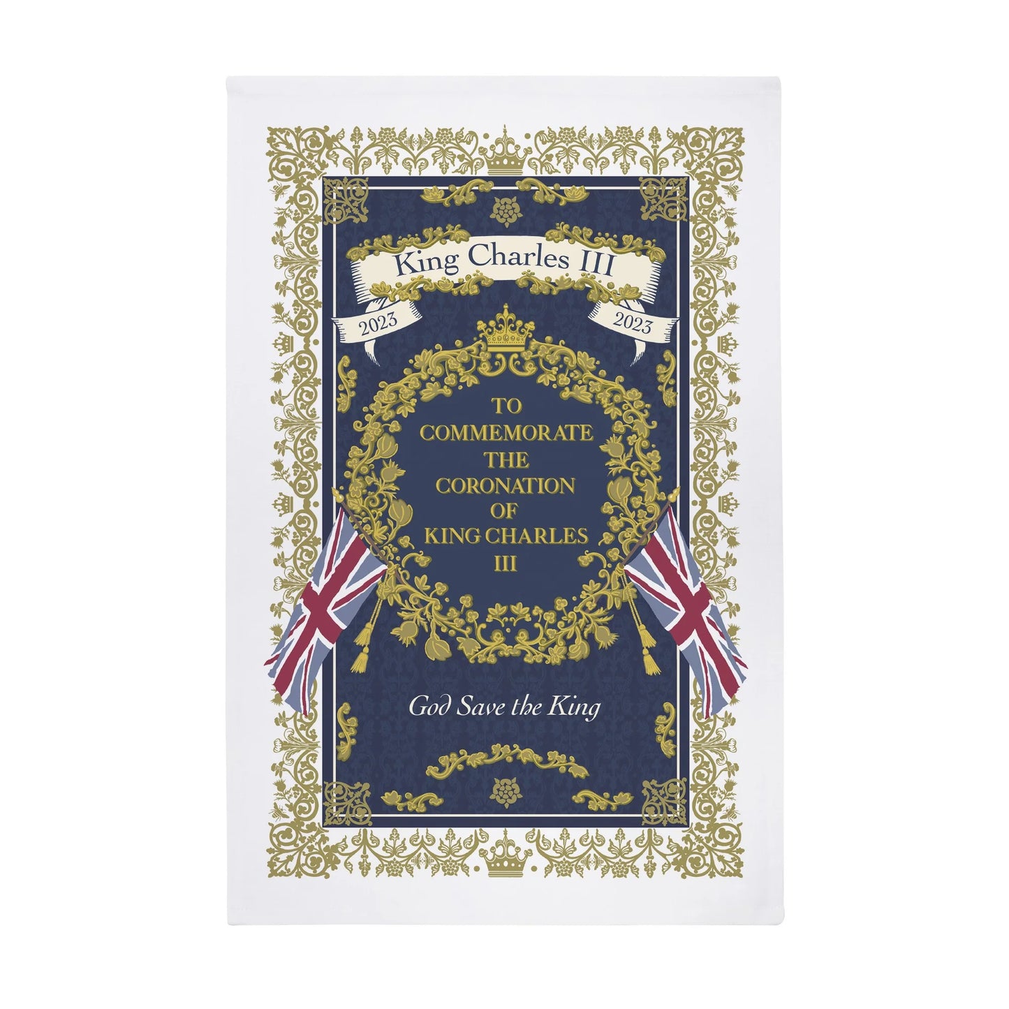 King Charles III Commemorative Tea Towel | Ulster Weavers