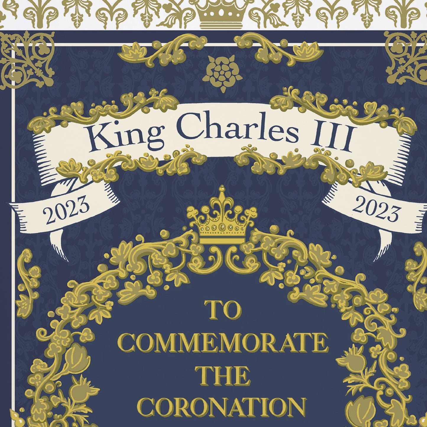 King Charles III Commemorative Tea Towel | Ulster Weavers