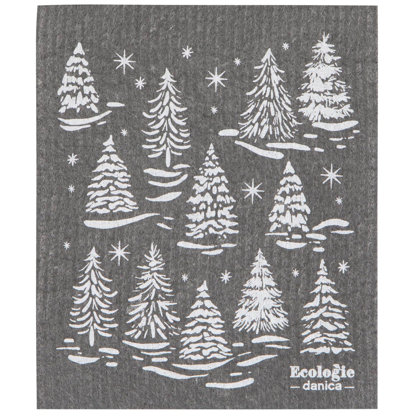 Winter Frost Christmas Swedish Dishcloth | Ecologie