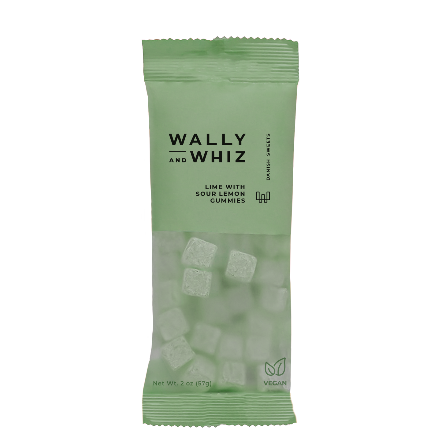 Lime with Sour Lemon Gummies | Wally Whiz
