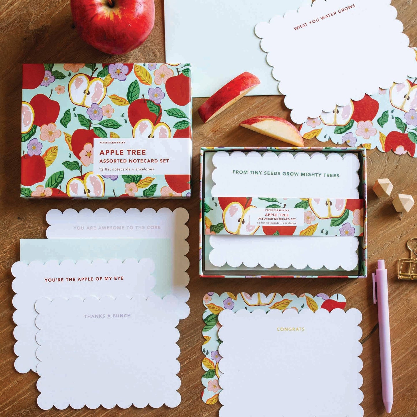 Apple Tree Notecard Set | Paper Farm Press