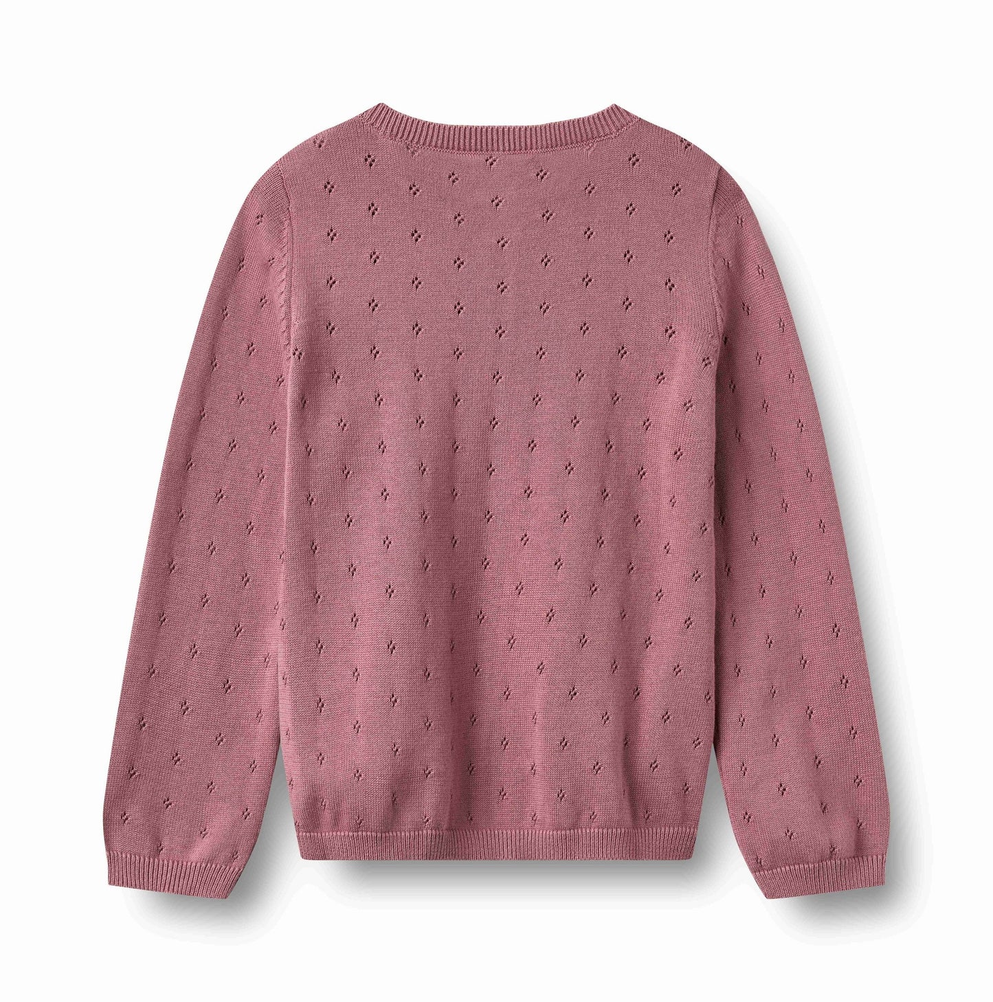 Maia Warm Lilac Cardigan | Wheat