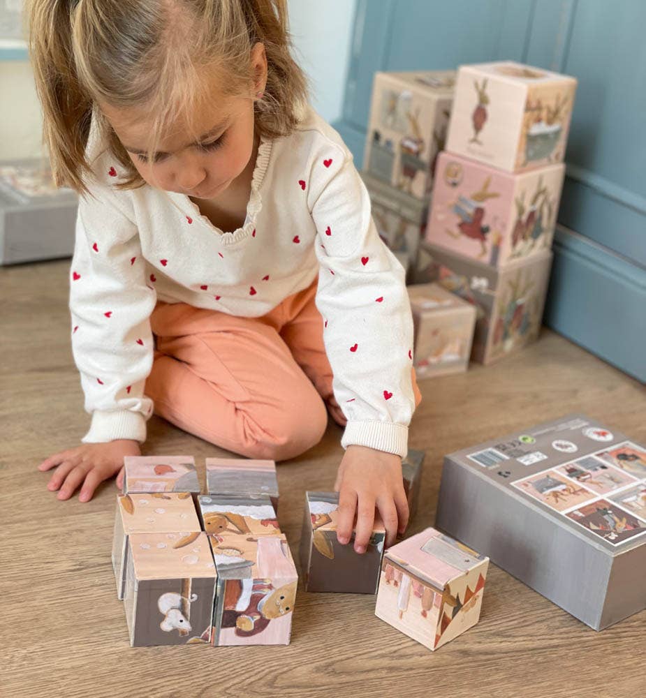 Rabbit Family Puzzle Cube | Egmont Toys