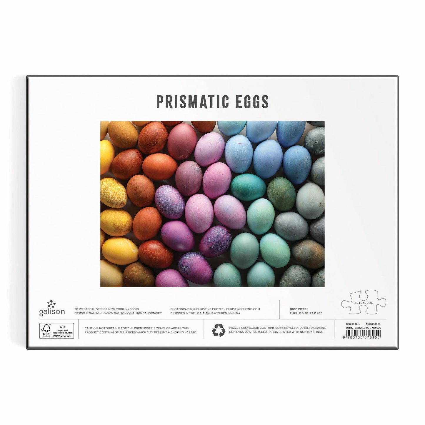 Prismatic Eggs 1000 pc Puzzle | Galison