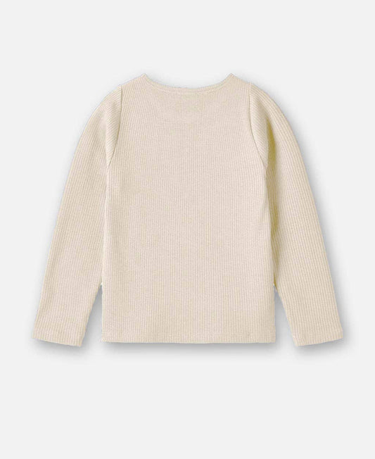 Kenna Long Sleeve Blouse - Sandshell | Fliink Denmark