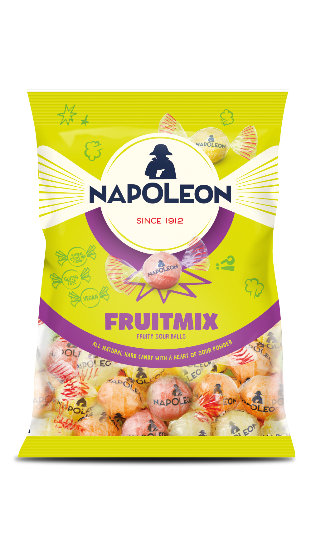 Assorted Fruit Mix Sours | Napoleon Belgian Sweets