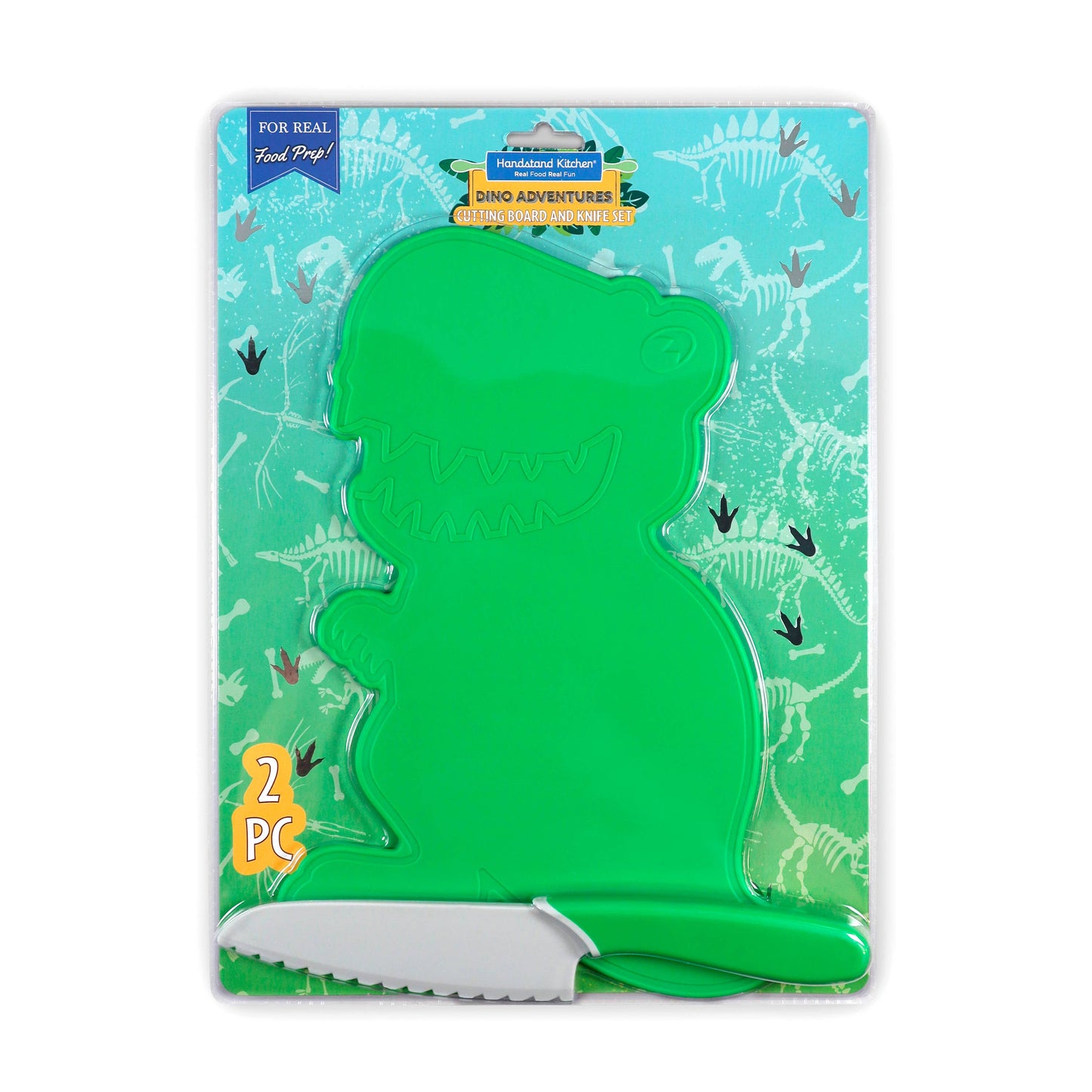 Dino Adventures Cutting Board and Knife Set | Handstand Kitchen