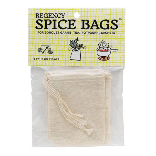 Regency Wraps Spice Drawstring Bags - Set Of 4 | HIC Kitchen