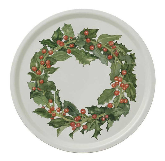 Holly Wreath Serving Tray | Koustrup & Co