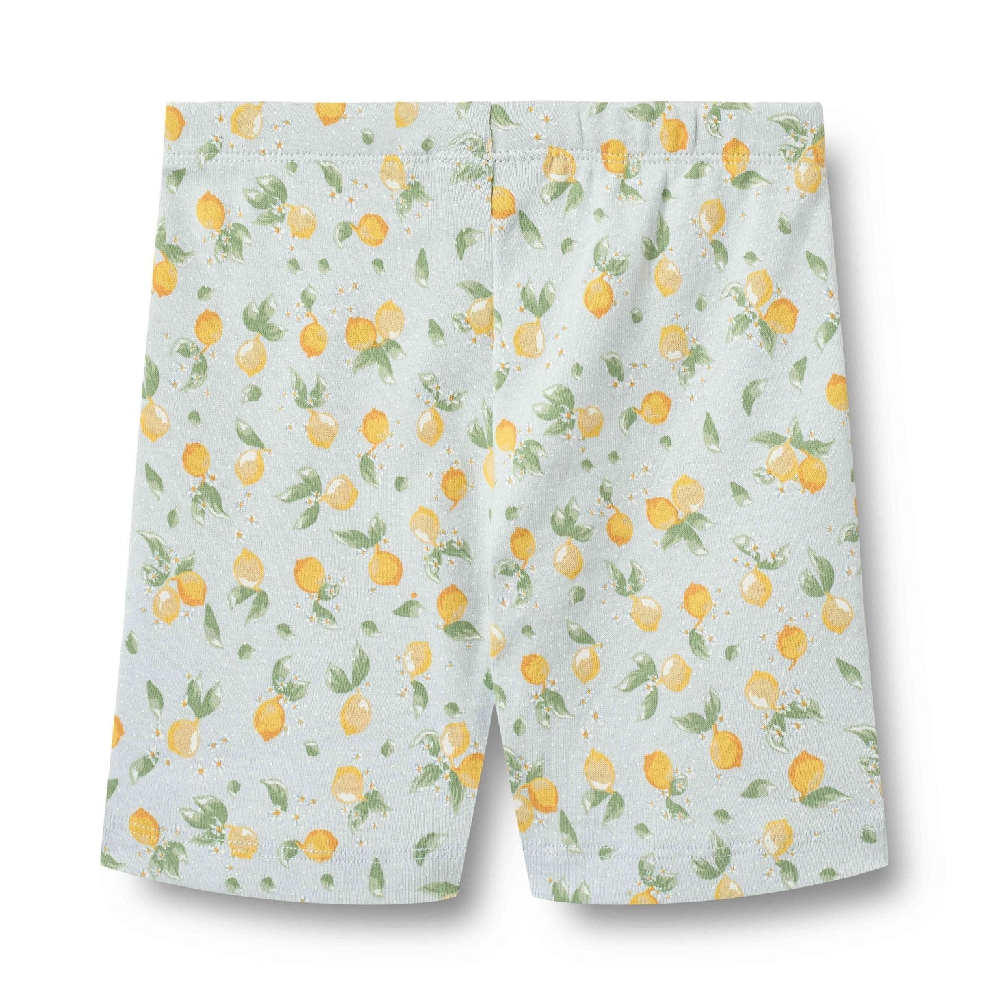 Anne Bike Shorts - Summer Blue Citrus | Wheat