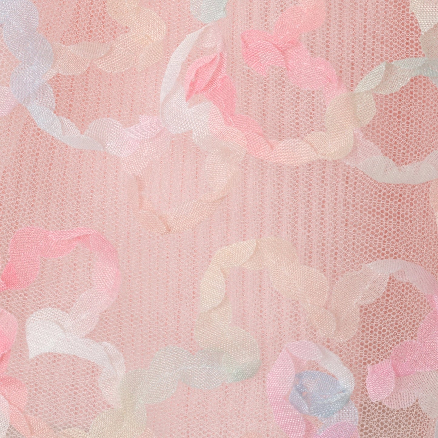 Light Pink 3D Floral Tulle Skirt Dress | Andy & Evan