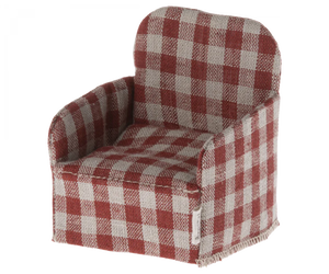 Red Plaid Chair | Maileg