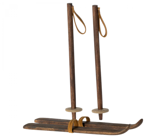 Ski and Ski Poles - Big Brother/Big Sister | Maileg