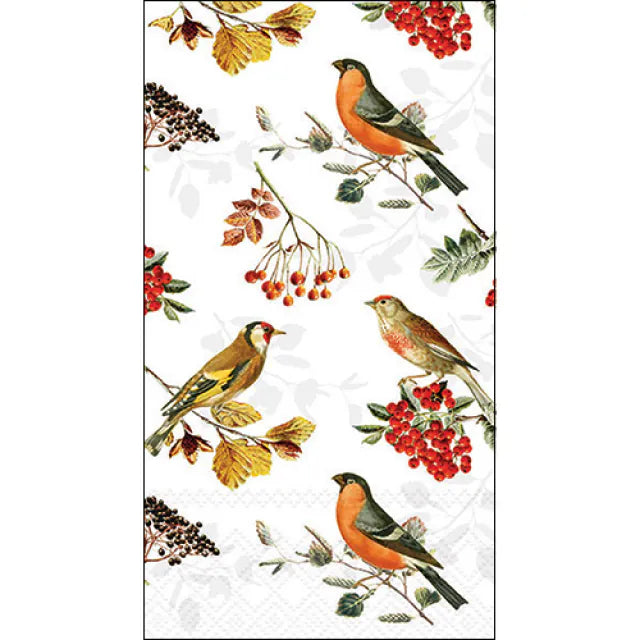 Autumn Birds Guest Napkin | Ambiente