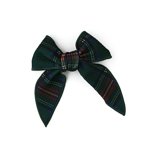Kane Tartan Clip On Bow | Gigi & Max