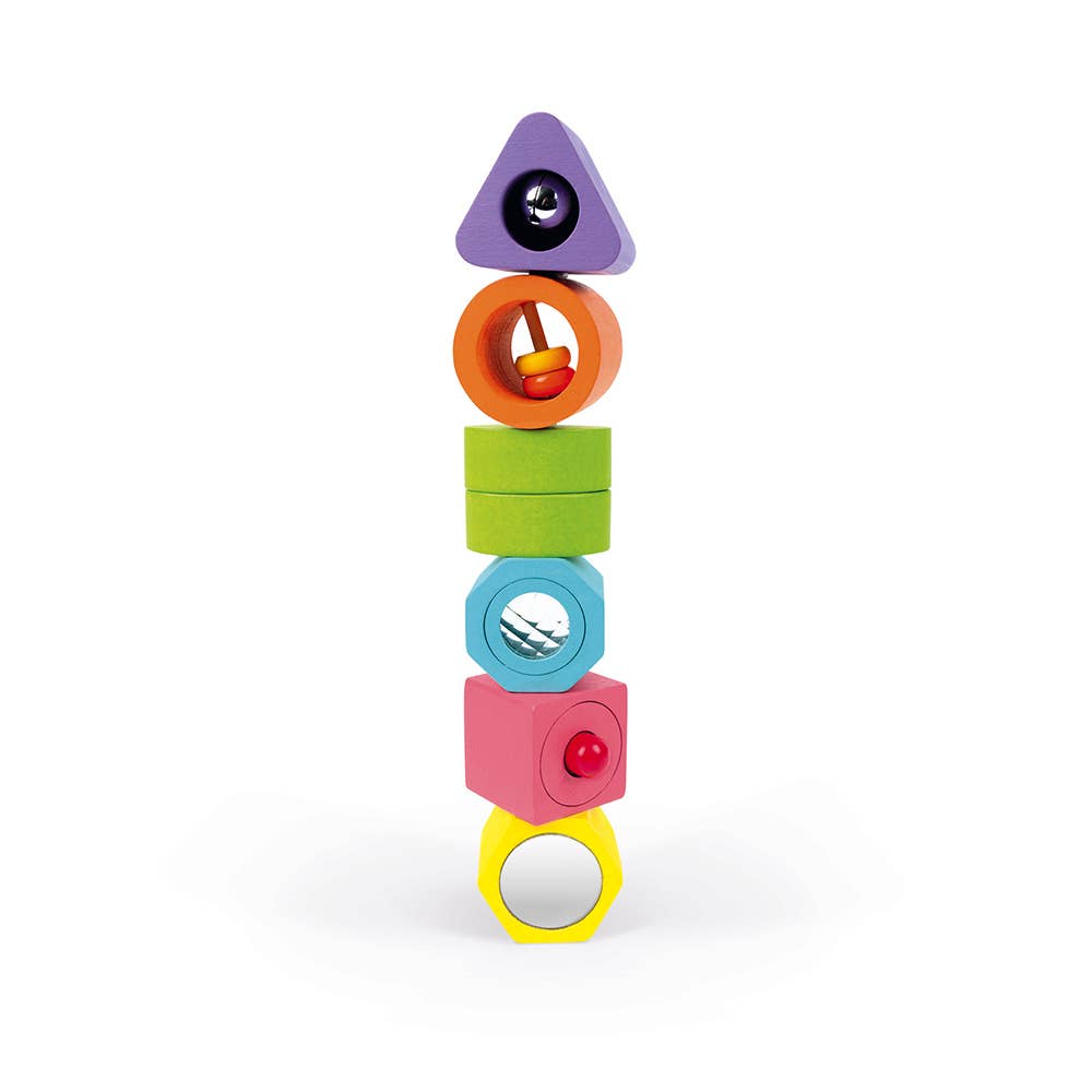 Wooden Puzzle - Shapes & Sounds | Janod