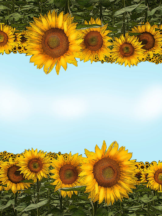 Sunflower Flour Sack Towel | Alphie and Ollie