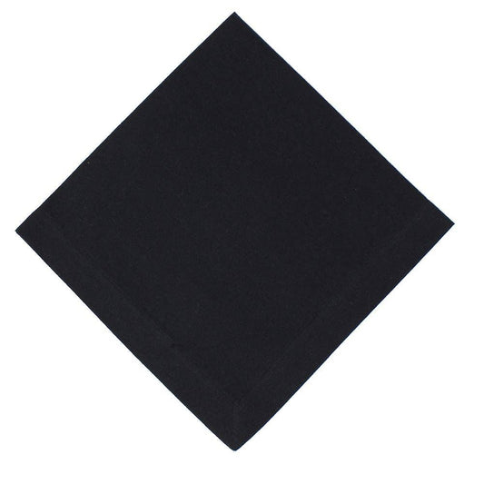 Black Cotton Napkin (Set of 4) | Mahogany