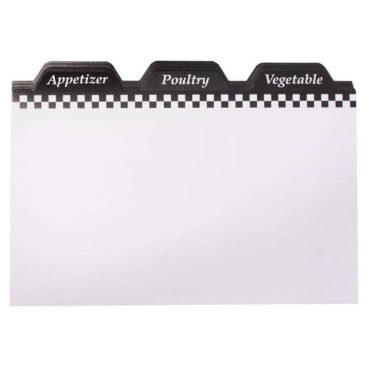 Weatherbee Recipe Cards Dividers | HIC Kitchen