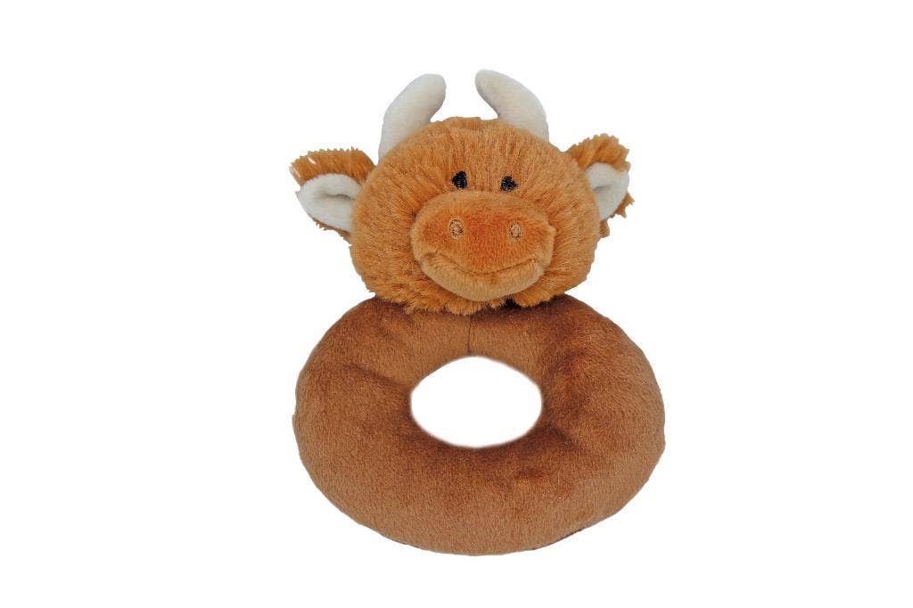 Highland Coo Baby Rattle | Jomanda