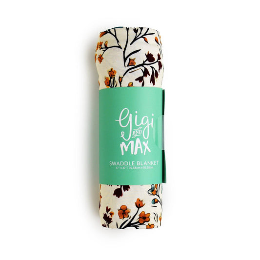 Maren Floral Swaddle Blaket | Gigi & Max