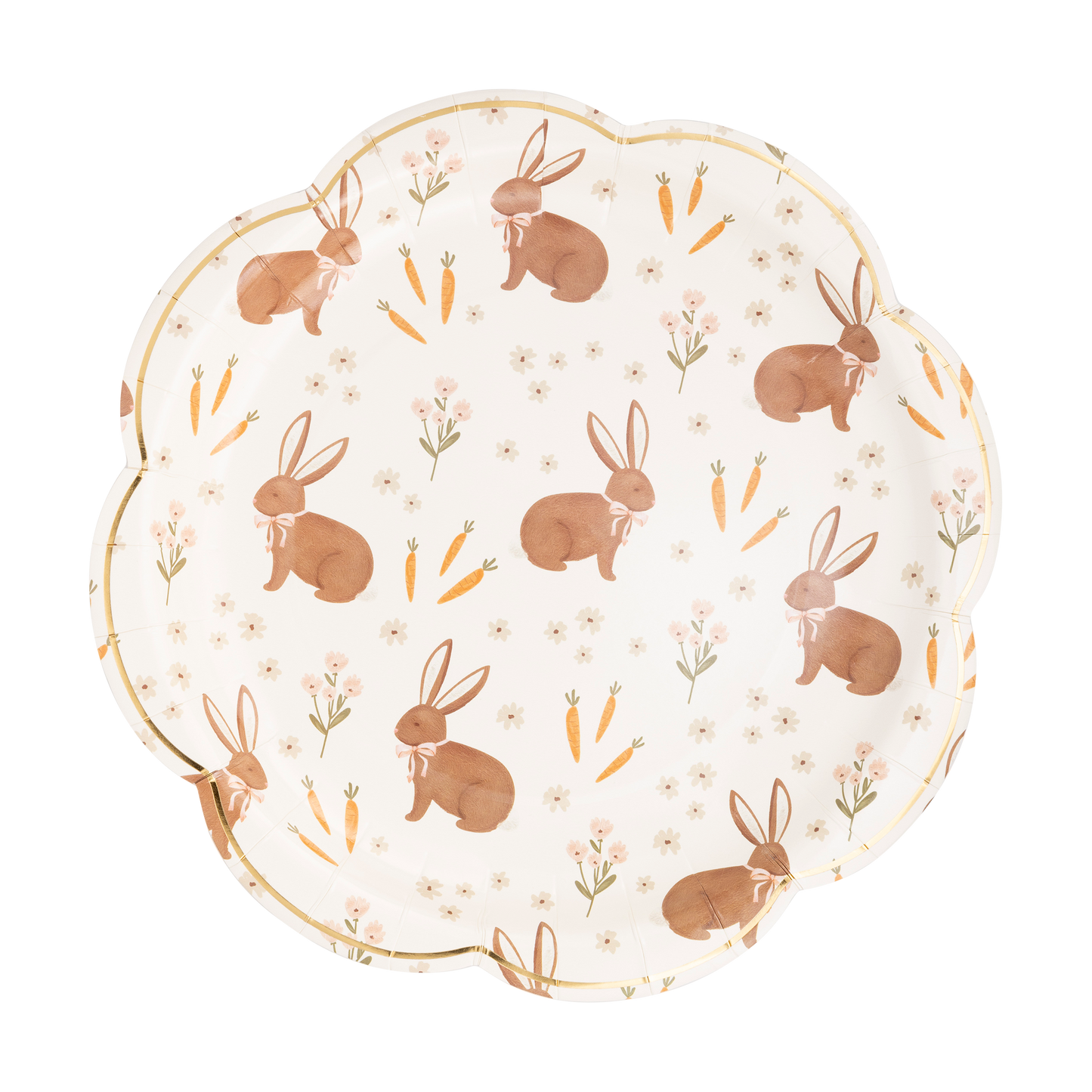Paper Rabbit Scatter Plate | My Mind's Eye
