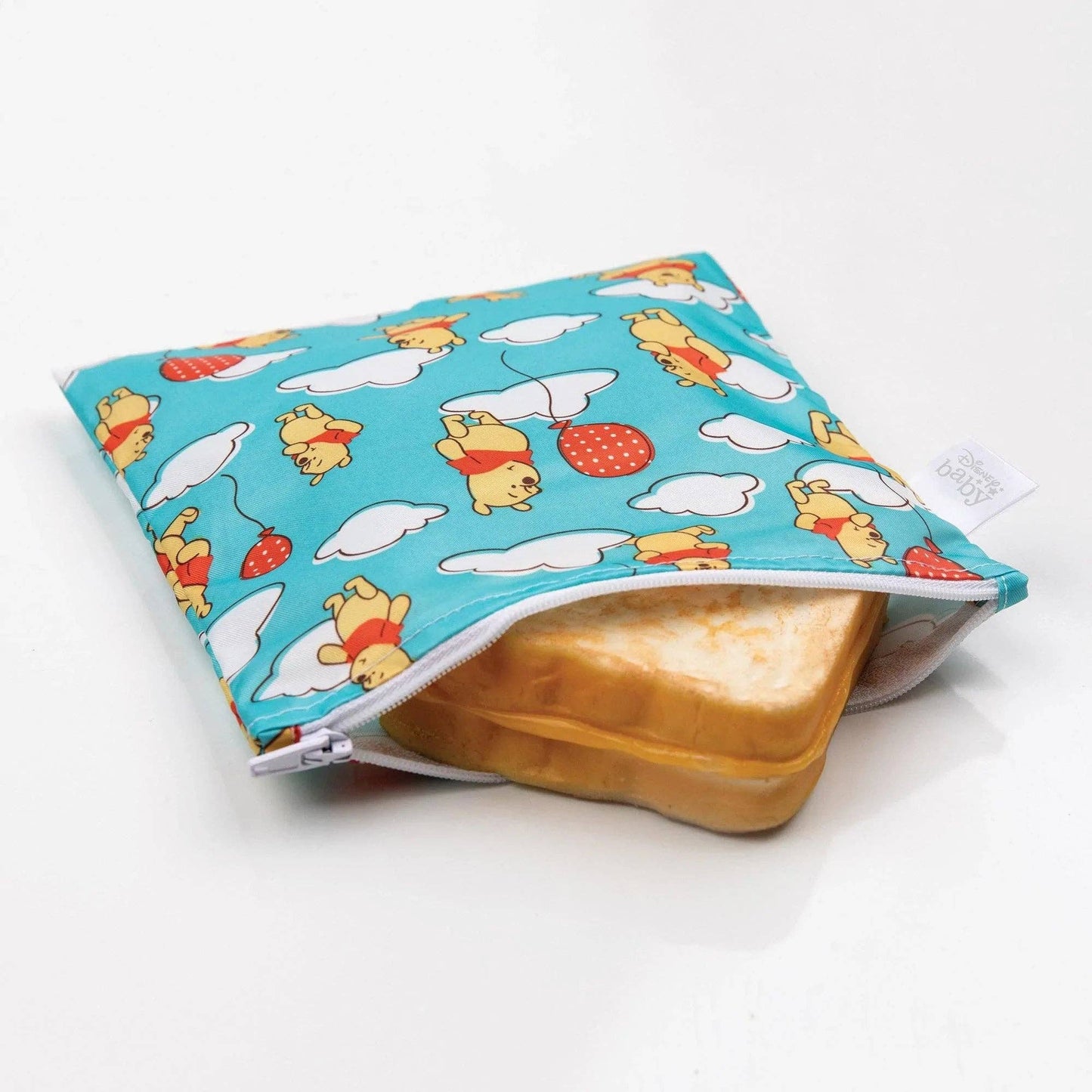 Reusable Snack Bag, Large: Winnie the Pooh Balloons | Bumkins