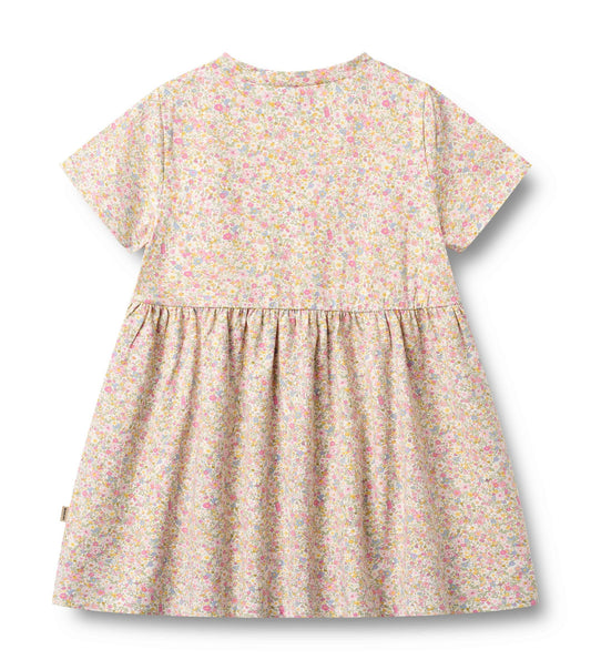 Nova Jersey Dress - Coral Flowers | Wheat