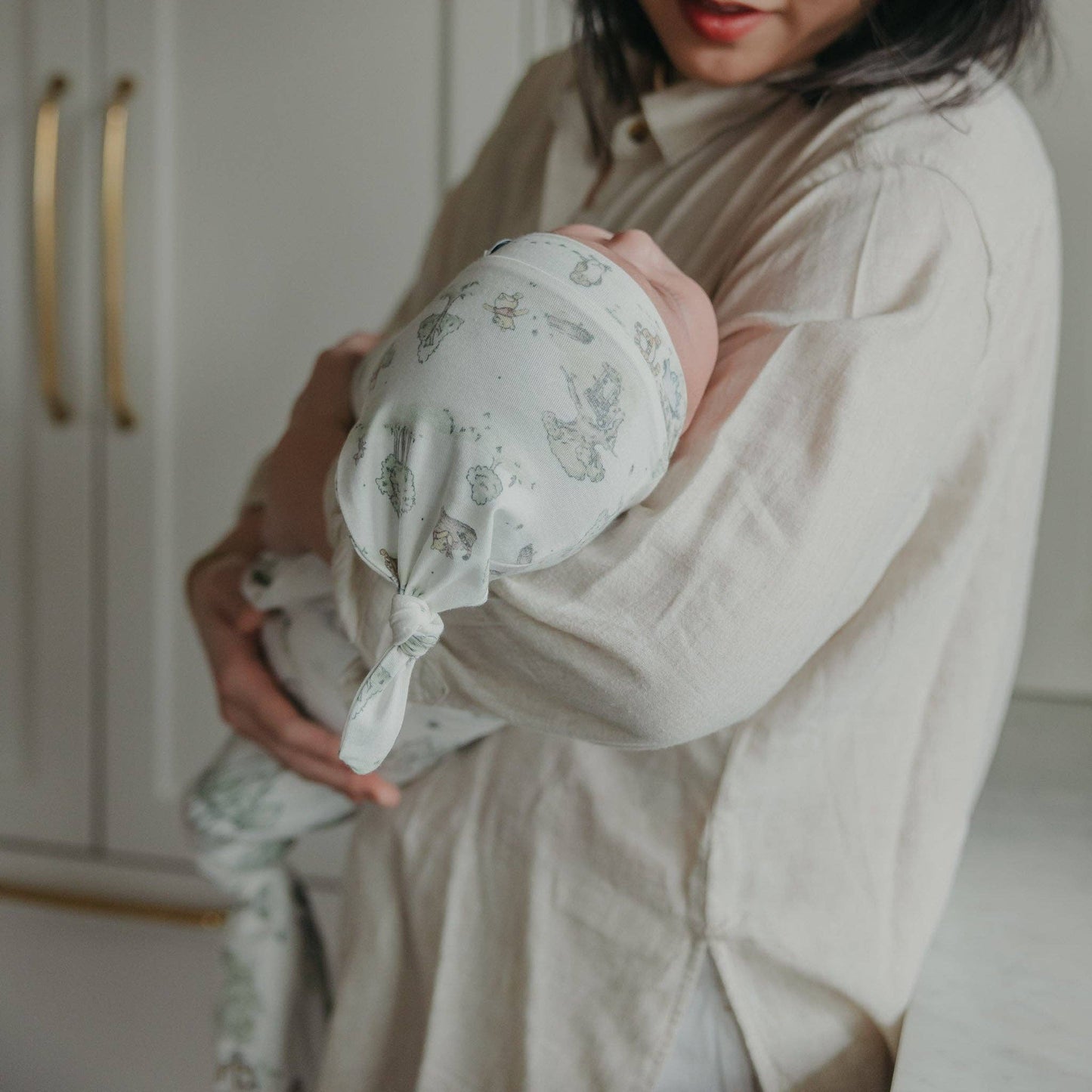 Hundred Acre Wood Top Knot Hat | Copper Pearl