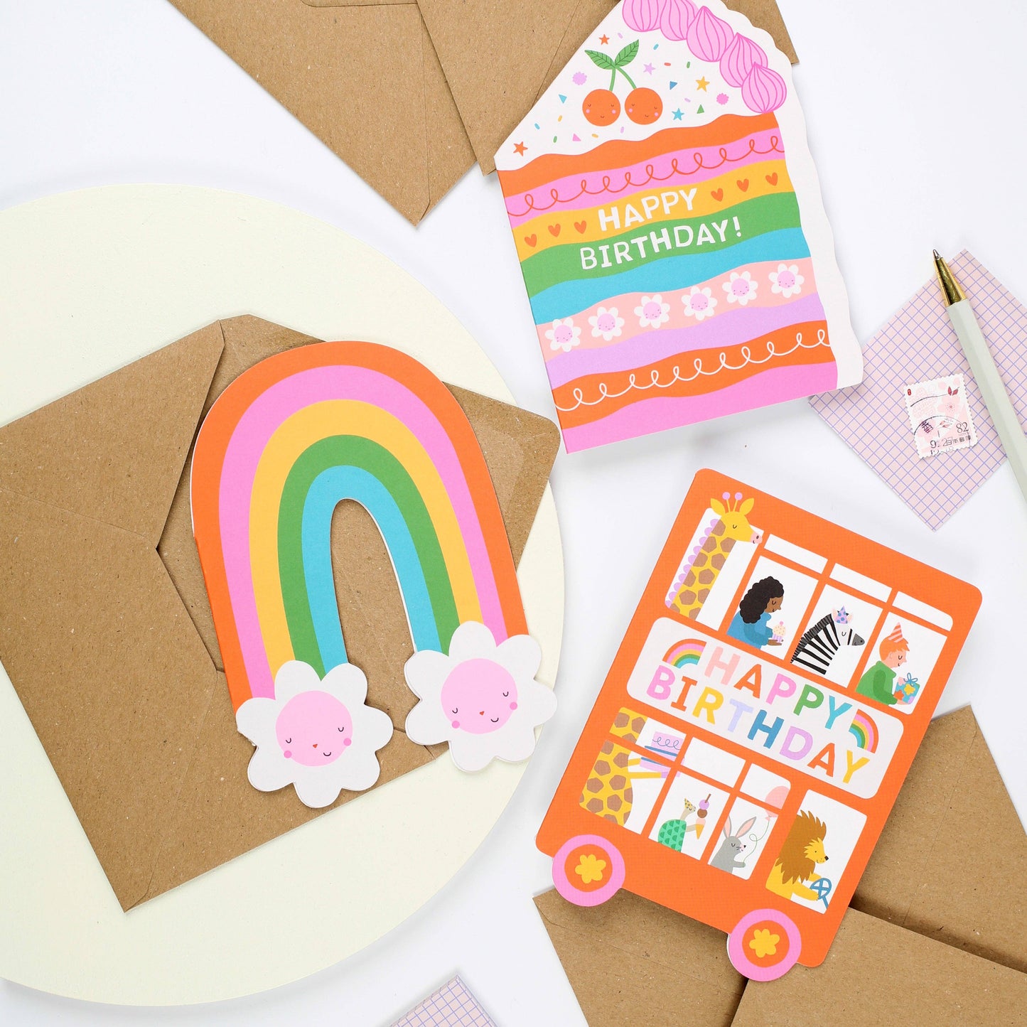 Birthday Bus Card  | Mifkins
