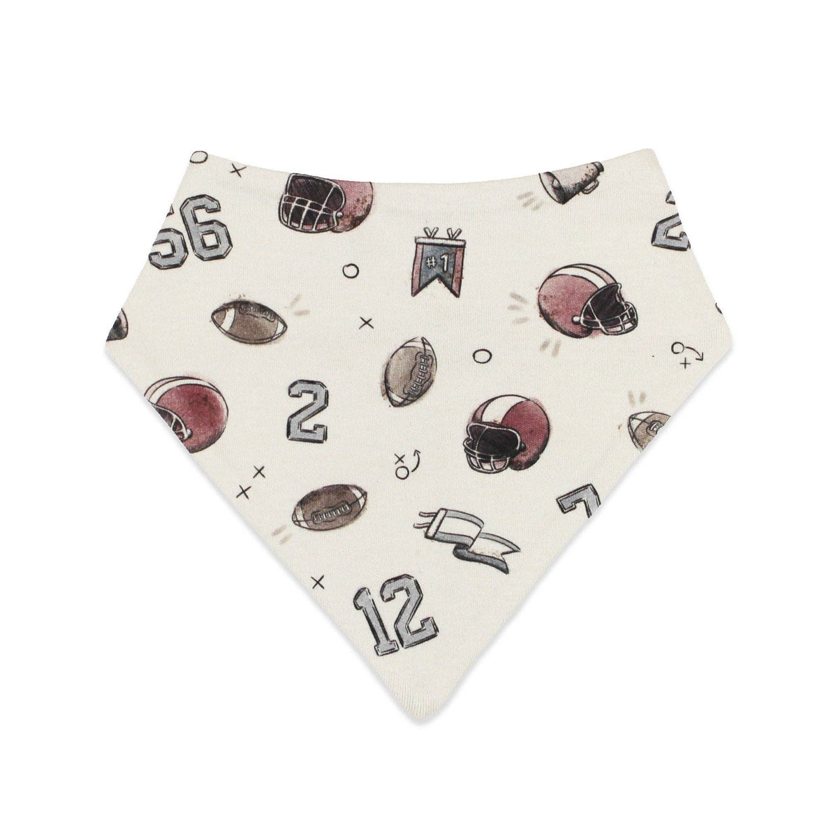 Touchdown Organic Bandana Bib | L'ovedbaby