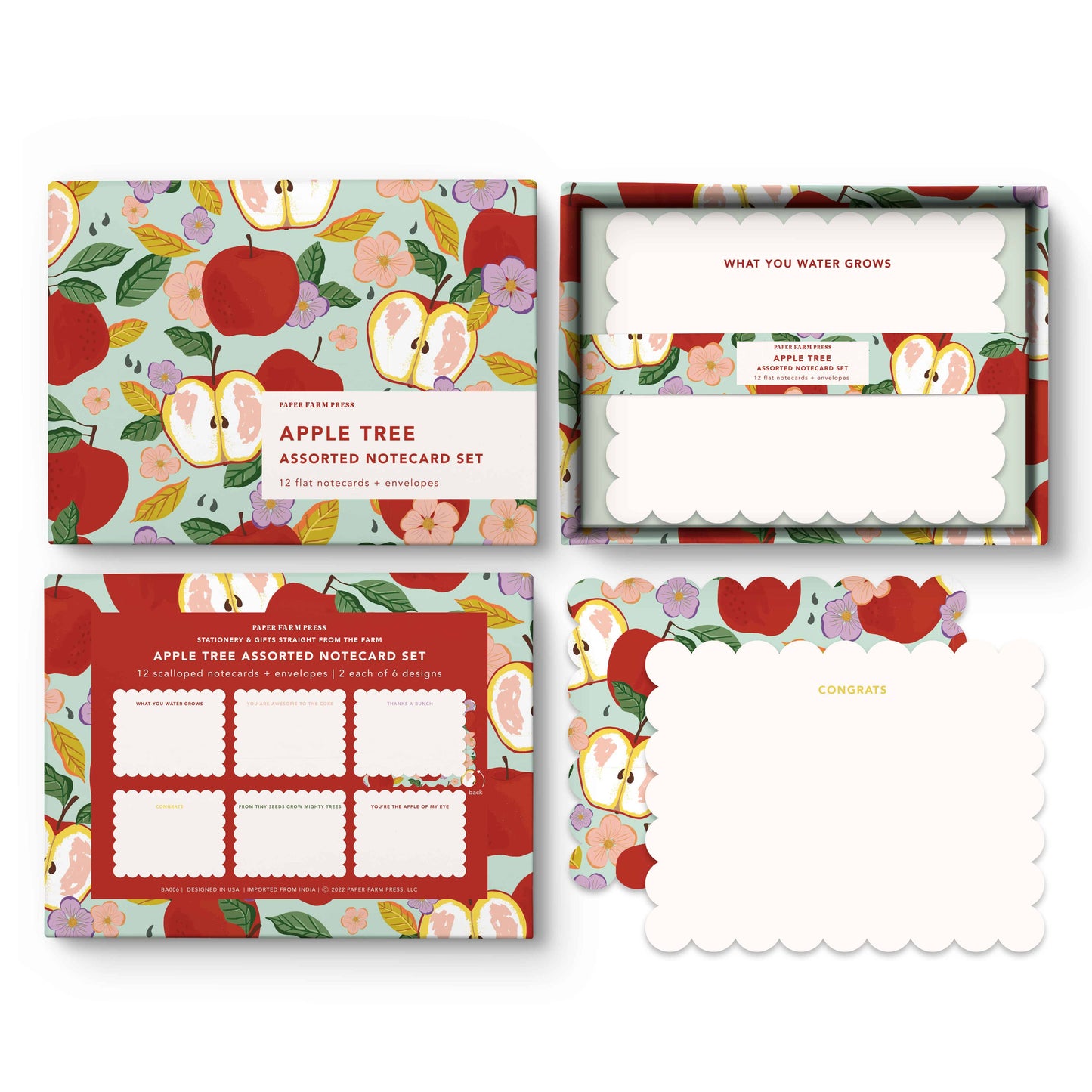 Apple Tree Notecard Set | Paper Farm Press