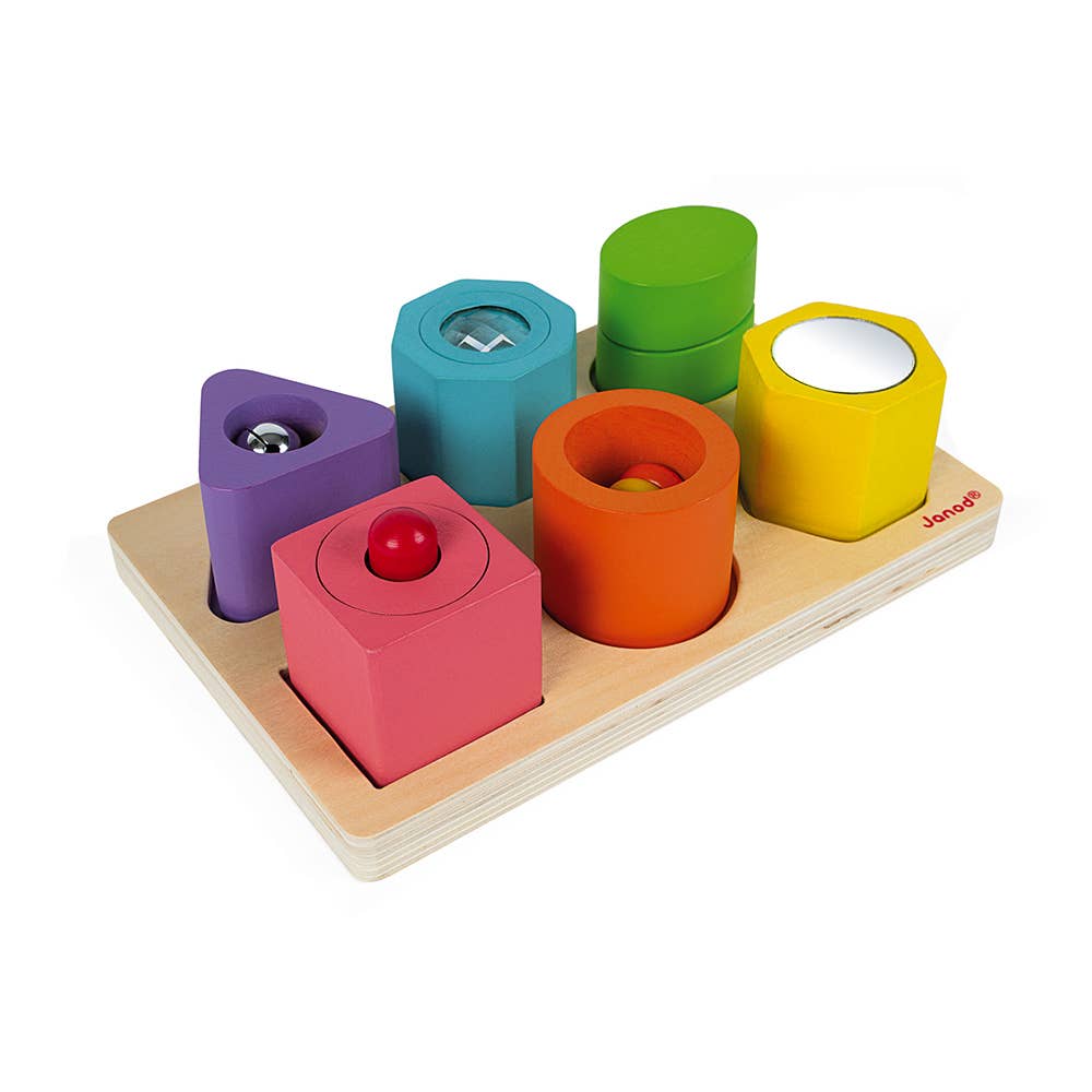 Wooden Puzzle - Shapes & Sounds | Janod