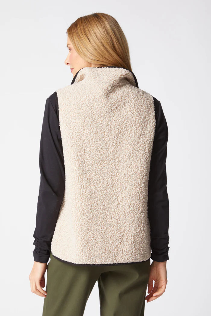 Reversible Sherpa/Faux Suede Vest | Habitat Clothing