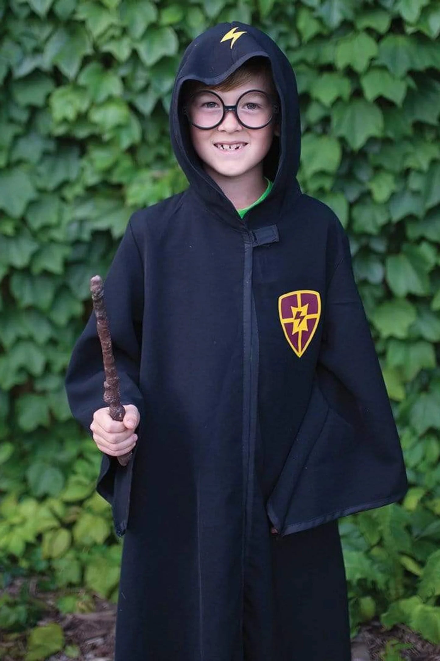 Wizard Cloak With Glasses Costume | Great Pretenders
