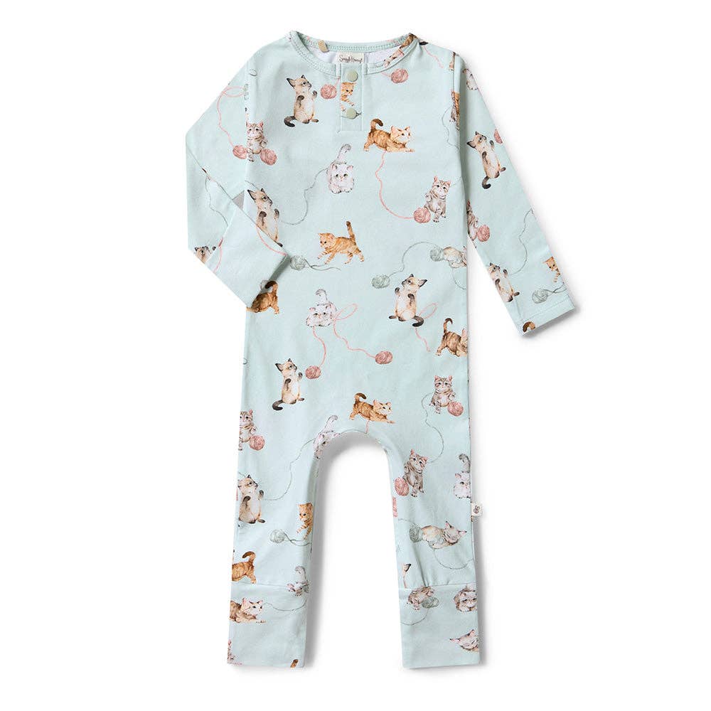 Kittens Organic Growsuit | Snuggle Hunny