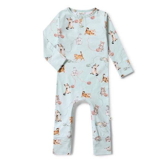 Kittens Organic Growsuit | Snuggle Hunny