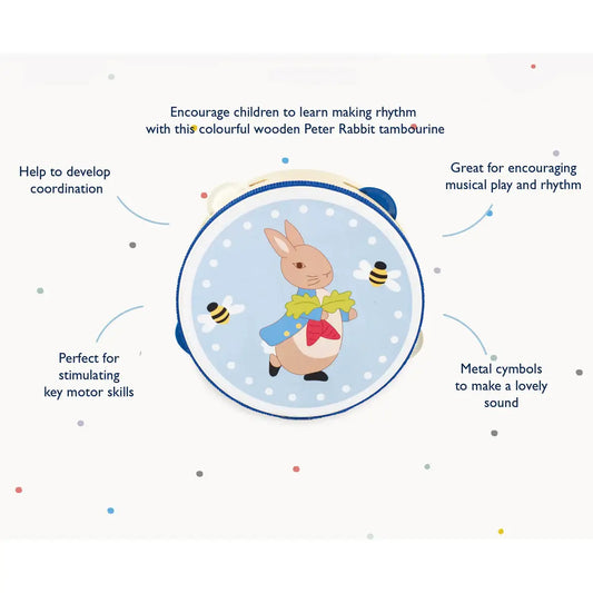 Peter Rabbit™ Tambourine | Orange Tree Toys