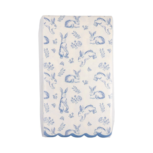 Bunny Toile Guest Napkin | My Mind's Eye