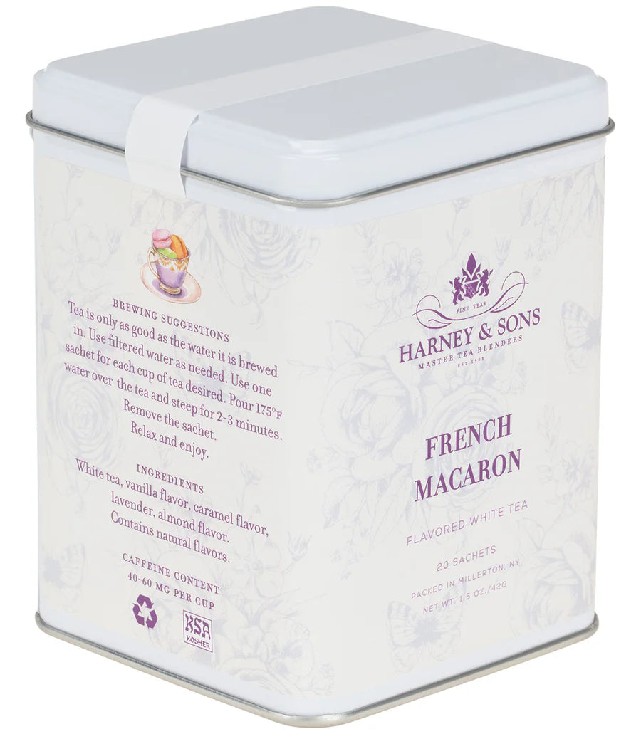 French Maracron White Tea (20 Sachets) | Harney & Sons