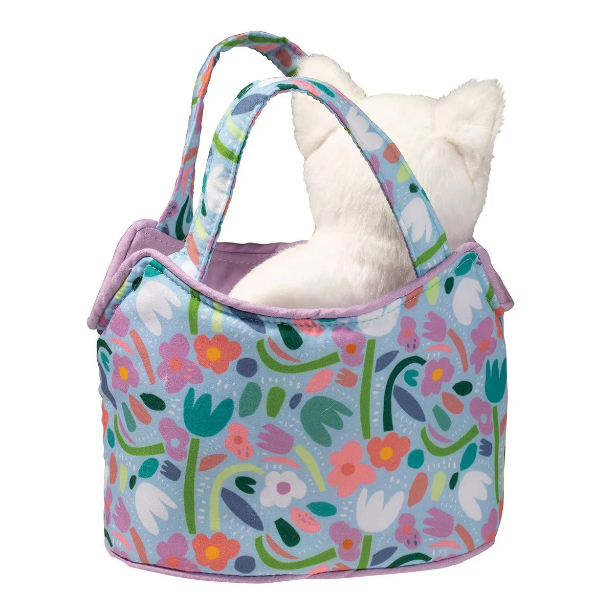 My Little Garden Sassy Sak with White Cat | Douglas Toys