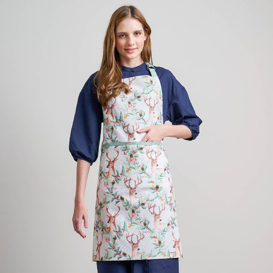 X-Mas Cotton Apron | Maison d'Hermine
