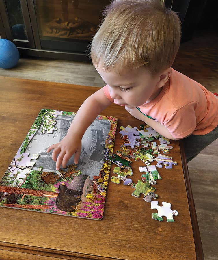 Bear Lake 35pc Tray Puzzle | Cobble Hill Puzzles