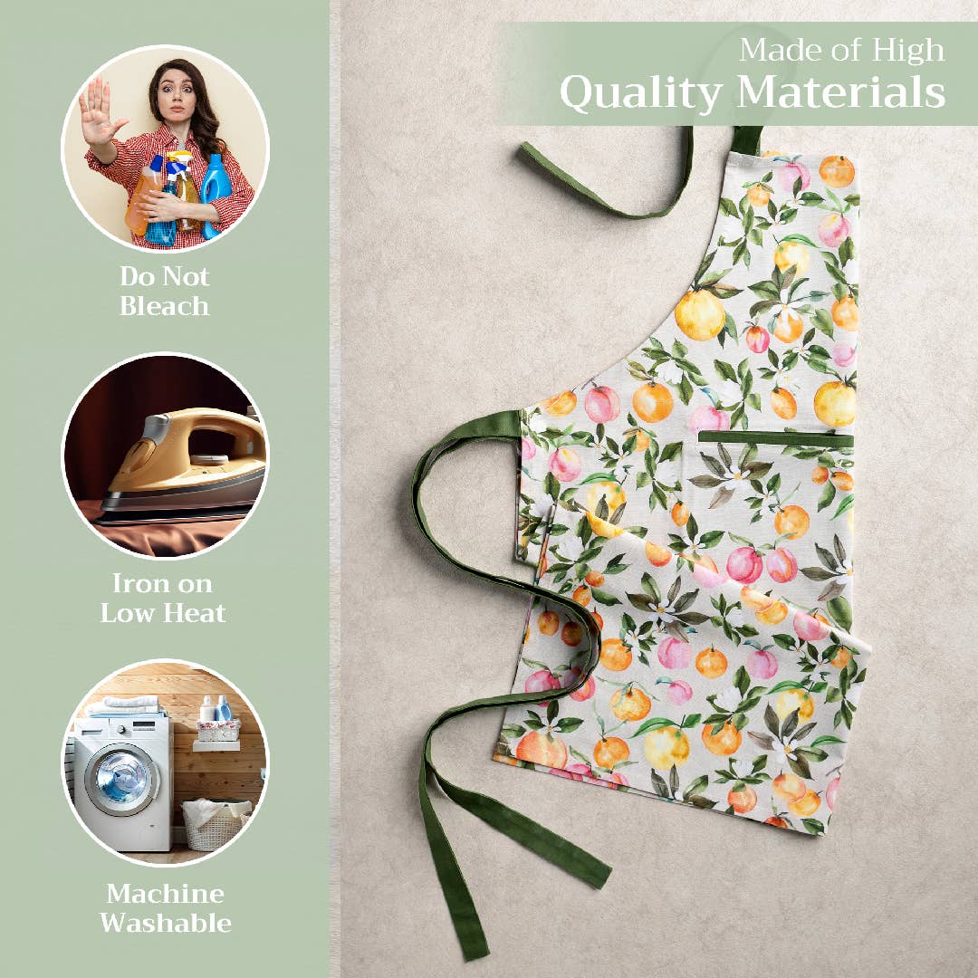 Soleil Fruite Apron | Maison d'Hermine
