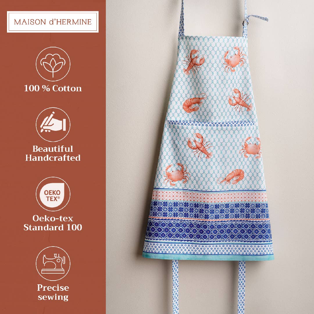 Lobster Love Apron | Maison d'Hermine